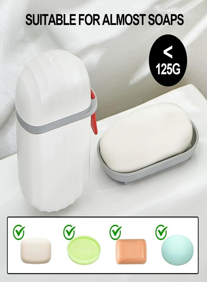 TASMAX Travel Soap Holder-Plastic Box | Travelling Accessories Waterproof Hand Wash Soaps Box, Leak Proof Portable Soap Dish Case [Pack of 3] - Image 5